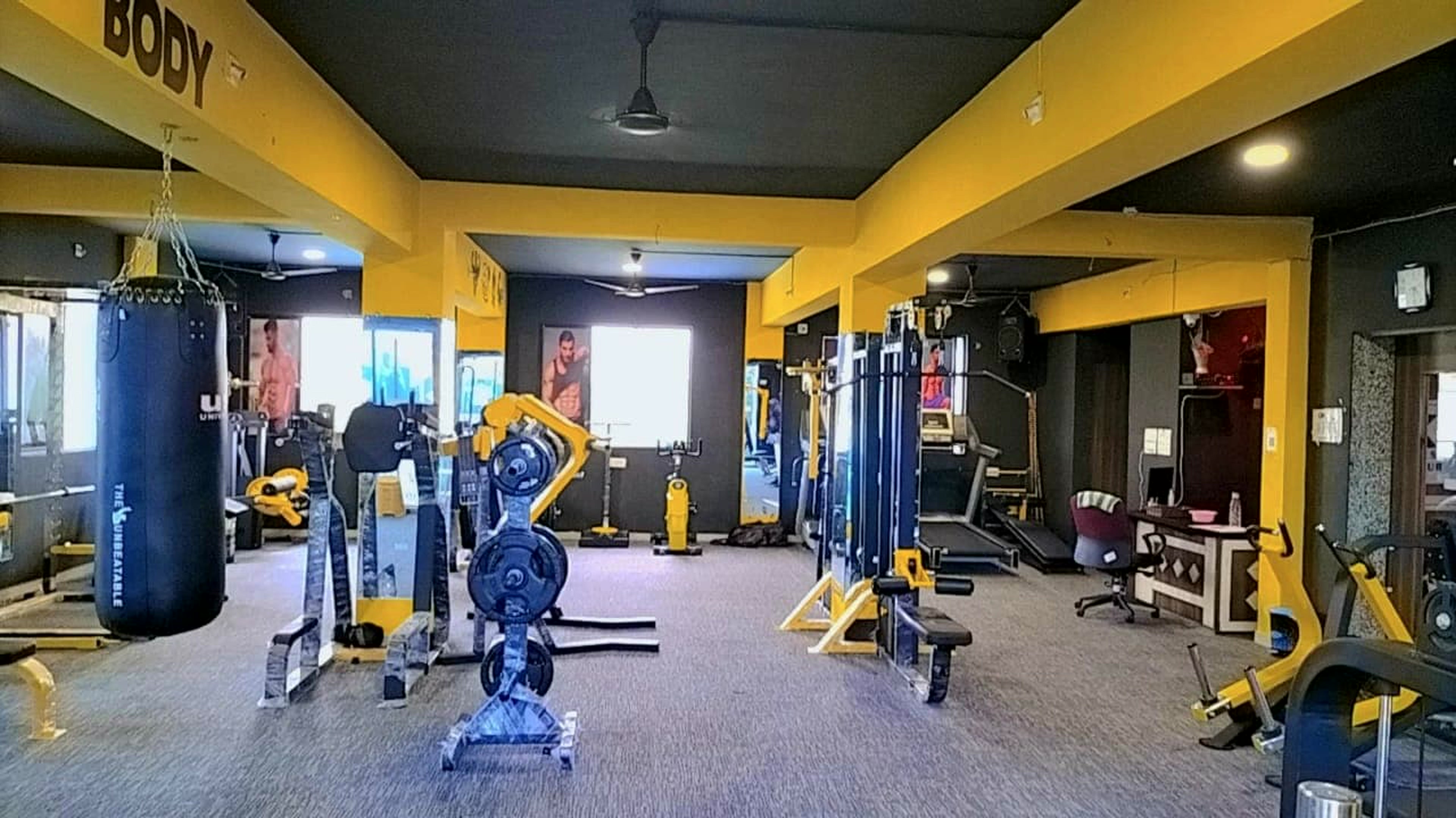 DK Fitness Hub 3rd floor panoramic gym arena