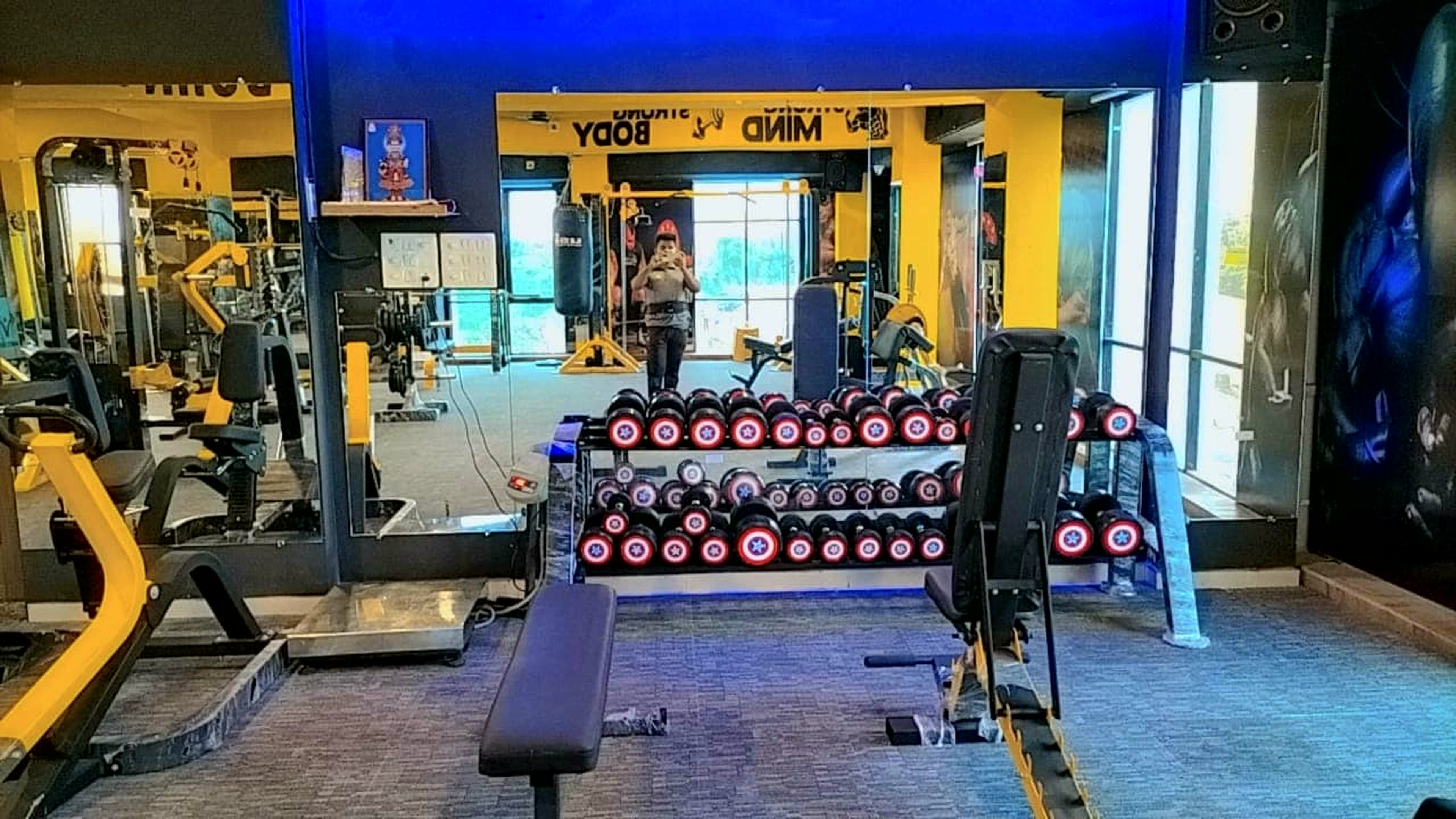 Functional & Core Training with Captain America Dumbbells at DK Fitness Hub